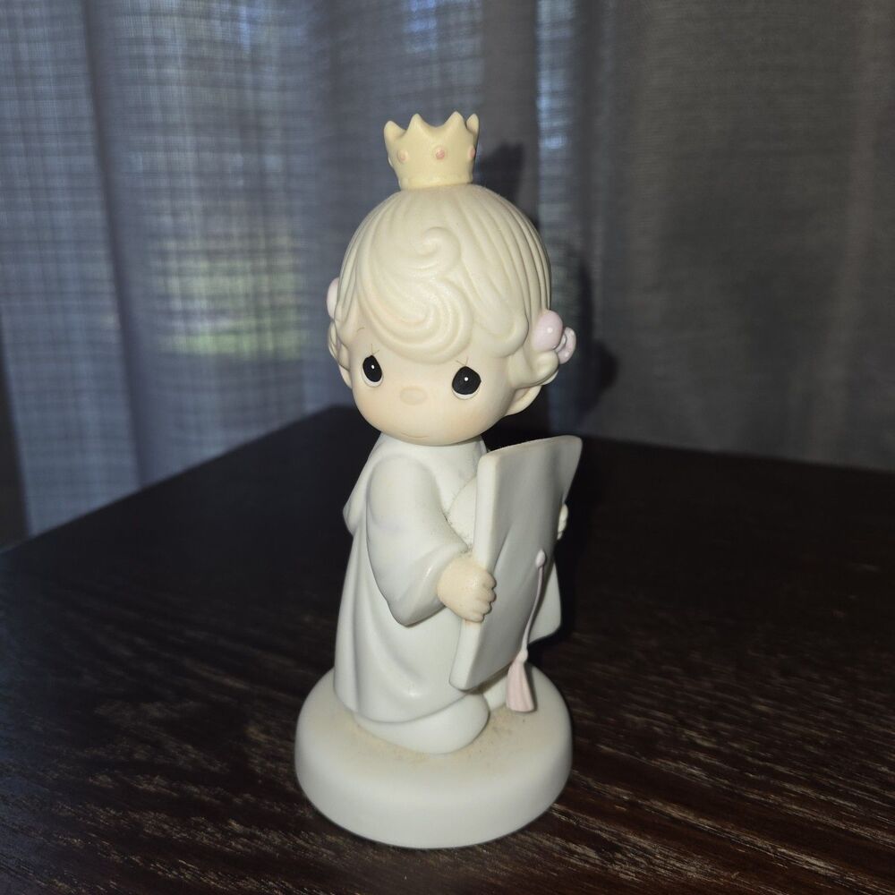 Precious Moments 106208 Congratulations Princess Graduate 1986 Collectibles